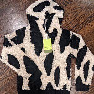 Sandy Liang Sherpa Sweater Hoodie